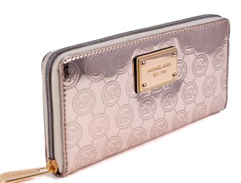 michael kors rose gold wallet|mk outlet wallet.